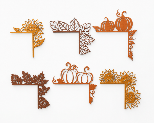 Herbstliche TürEcken-Deko aus Holz